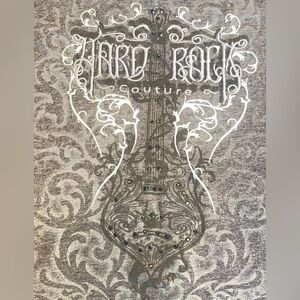 Hard Rock Couture Top Womens XL Gray Sequins Studded V‑Neck T‑Shirt Pullover